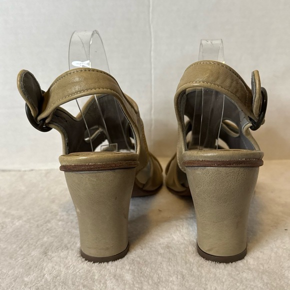 Argila Pepe Monjo Leather Strappy Buckle Heeled Open Toe‎ Sandals Size 36/6 - Picture 5 of 9